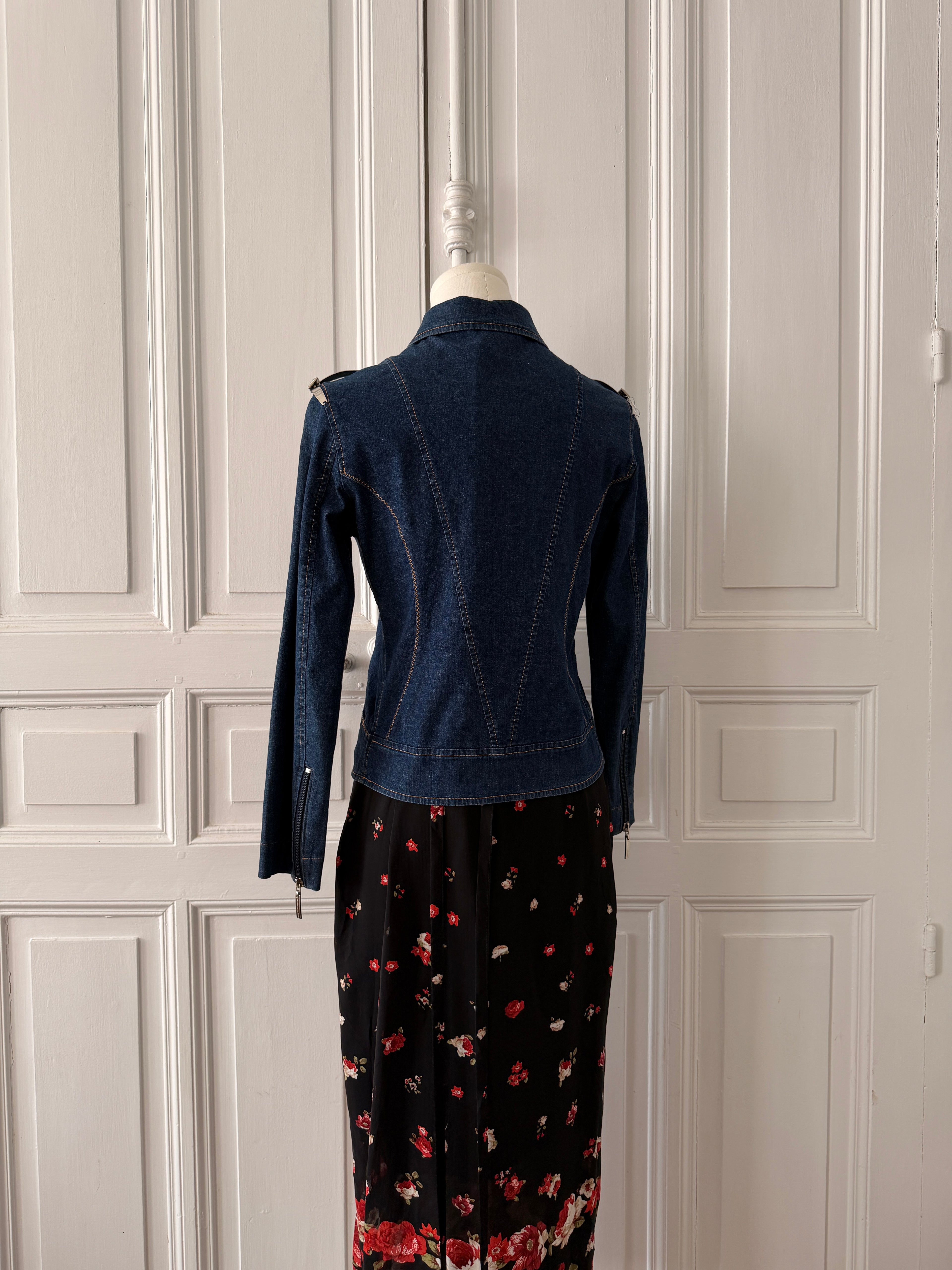 ROCCOBAROCCO JEANS veste en jeans bleu brut taille 30
