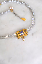 EMMA VERDIER KREMER- Collier Ras de cou ☀️ Juan-les-Pins- Collection le Train Bleu