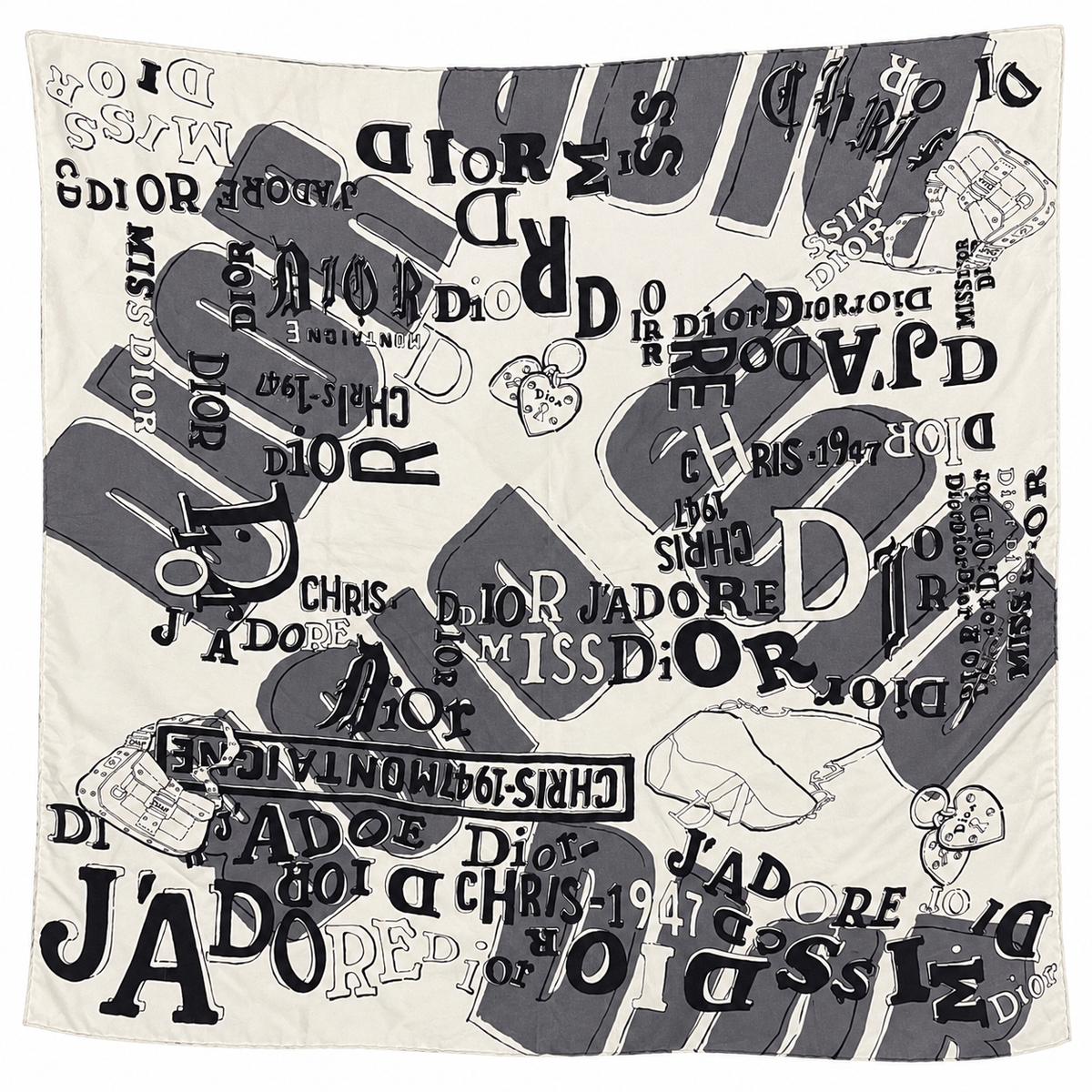 DIOR Foulard de soie par Galliano