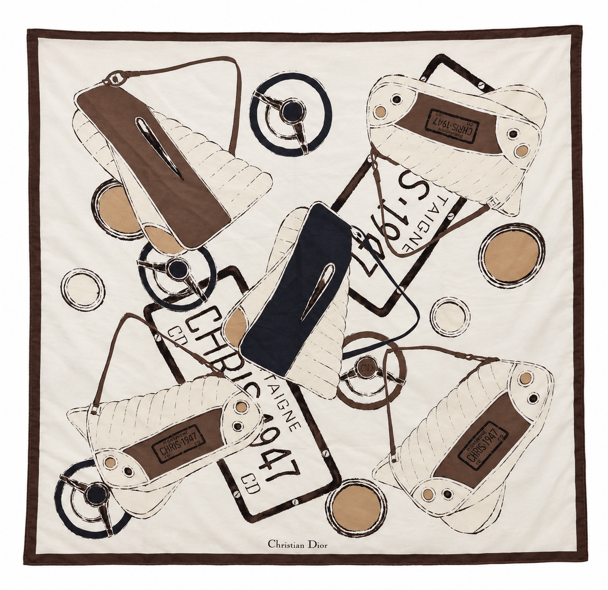 DIOR Foulard en soie