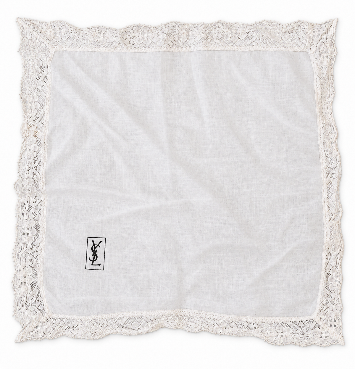 YSL Foulard de poche en coton