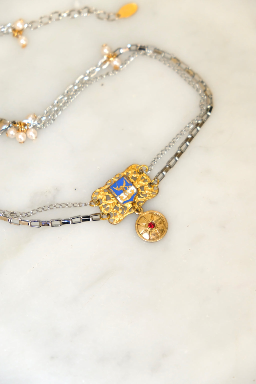 Collier Ras de cou ☀️ Menton - Collection le Train Bleu
