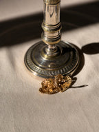 BALENCIAGA Clips cœurs dorés