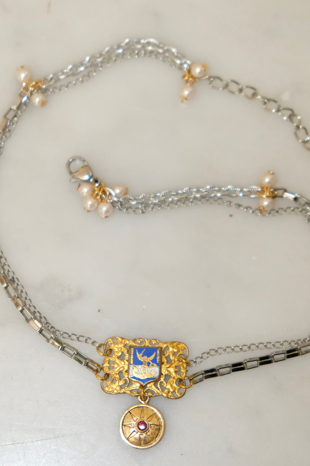 Collier Ras de cou ☀️ Menton - Collection le Train Bleu