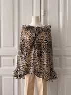 VINTAGE Y2K leopard print blouse taille 46
