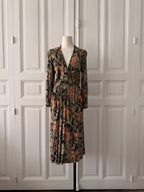 VINTAGE robe 90s imprimé fleuri taille 38