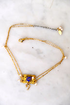 EMMA VERDIER KREMER- Collier Ras de cou Cannes - Collection le Train Bleu