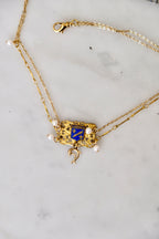EMMA VERDIER KREMER- Collier Ras de cou Cannes - Collection le Train Bleu
