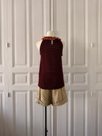 VANESSA BRUNO Top en cochet et perles taille M