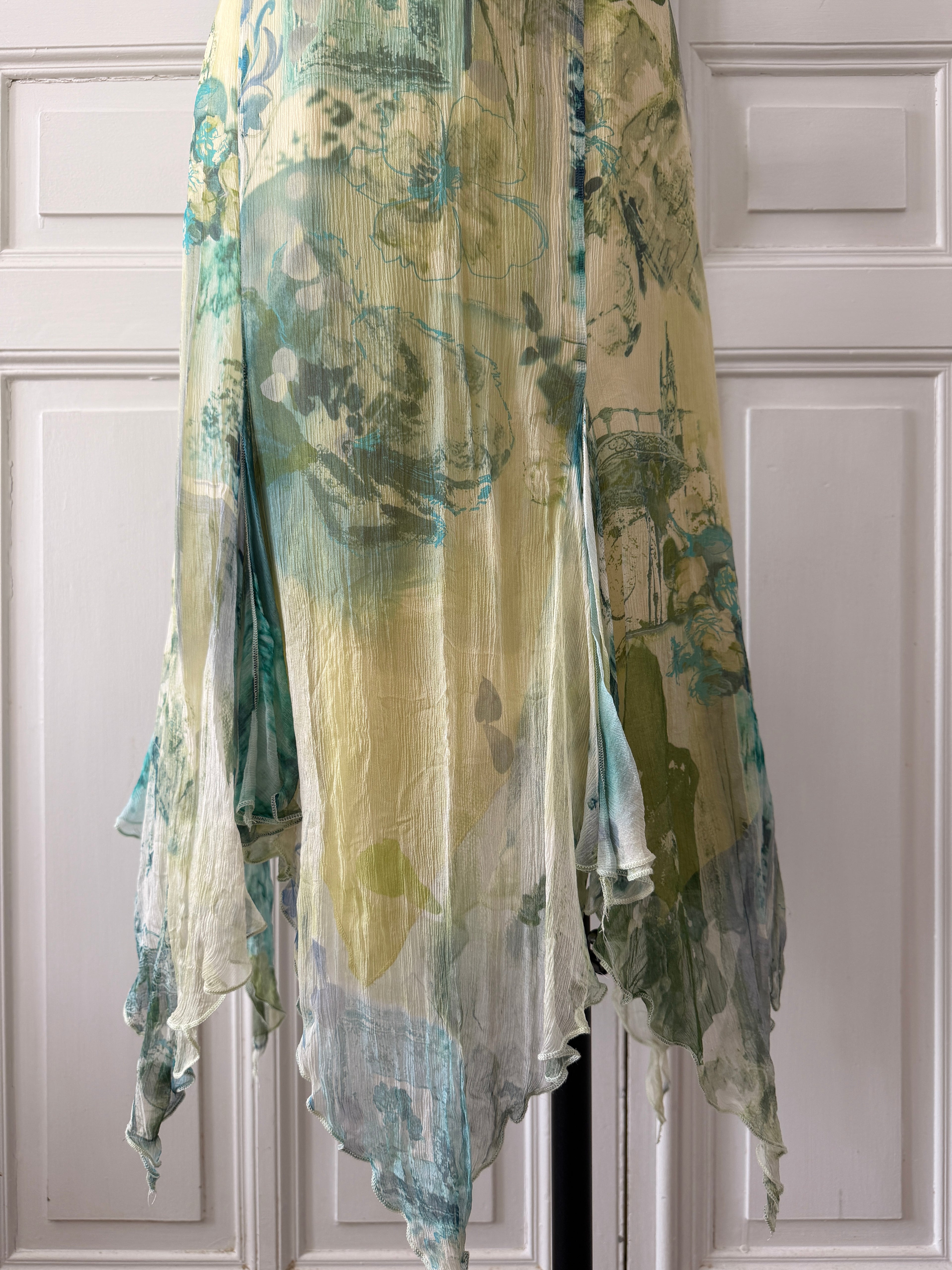 Y2K VINTAGE silk dress taille 40