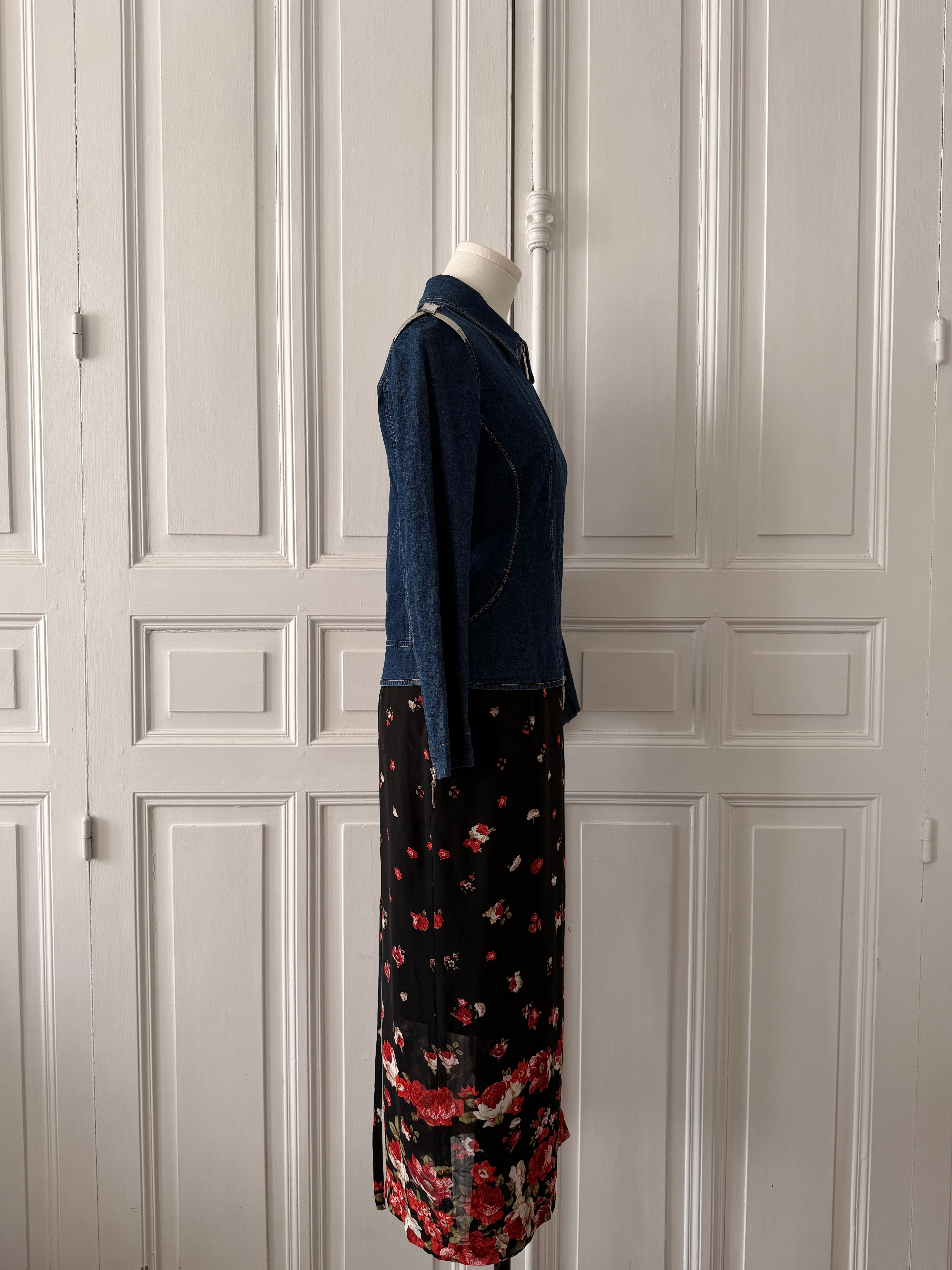 ROCCOBAROCCO JEANS veste en jeans bleu brut taille 30