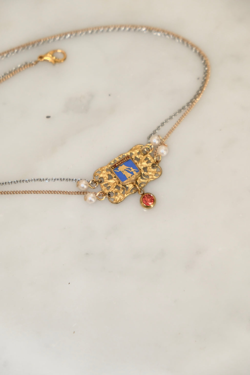 Collier Ras de cou ☀️ Saint-Raphaël- Collection le Train Bleu