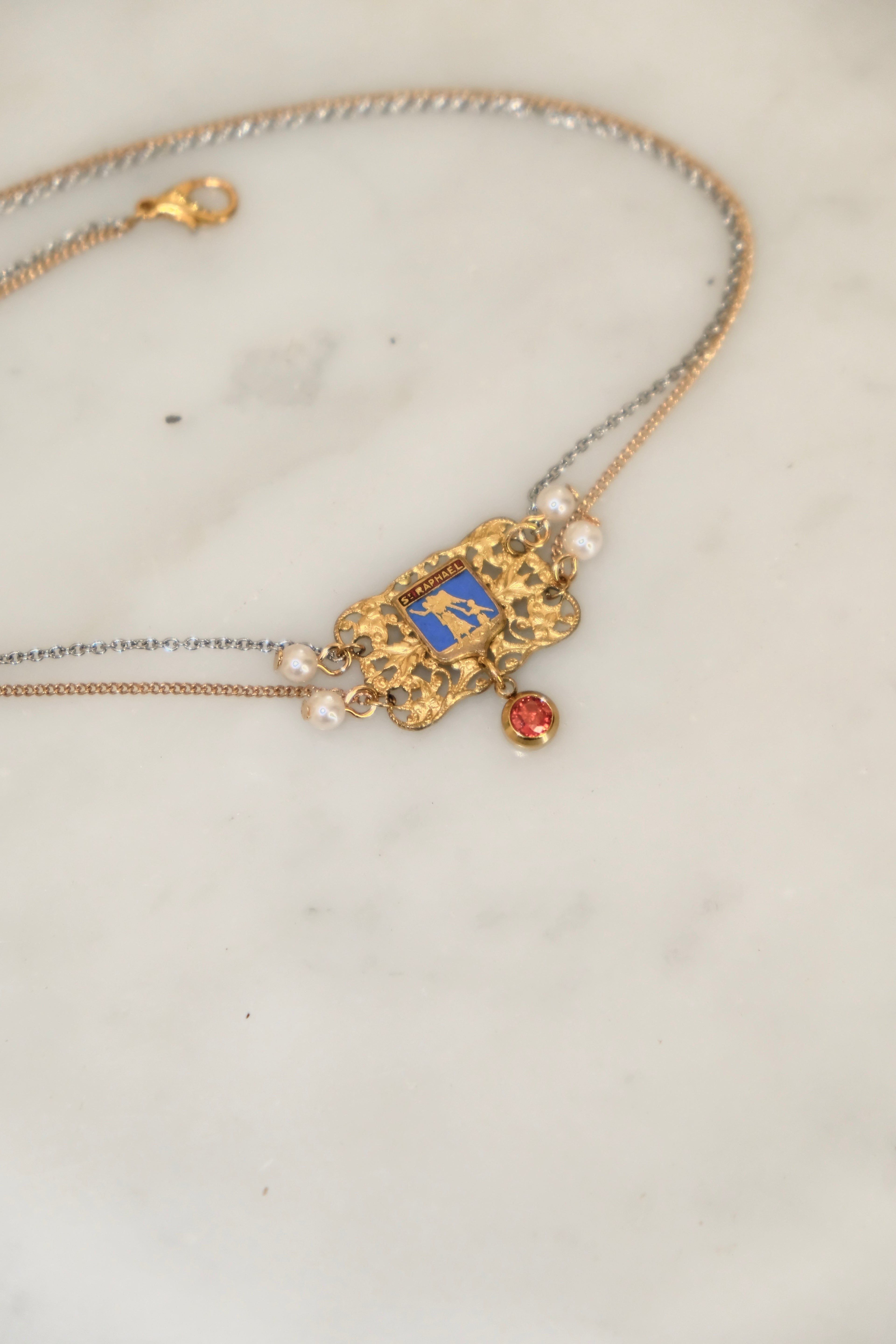 Collier Ras de cou ☀️ Saint-Raphaël- Collection le Train Bleu