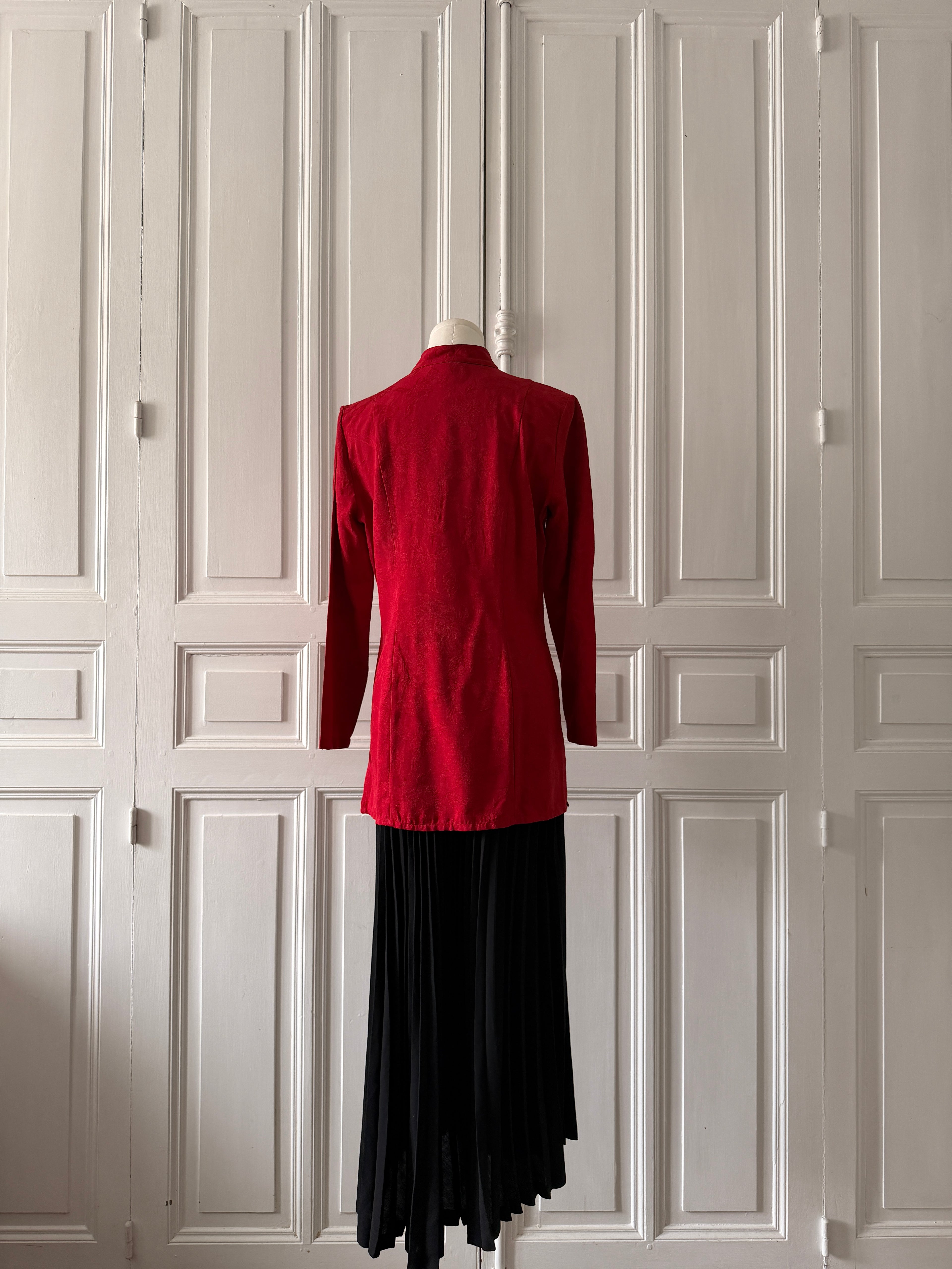 Y2K Vintage 1 2 3 veste Brandebourg taille 38 style japonisant