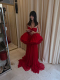 GIAMBATTISTA VALLI Robe Couture rouge