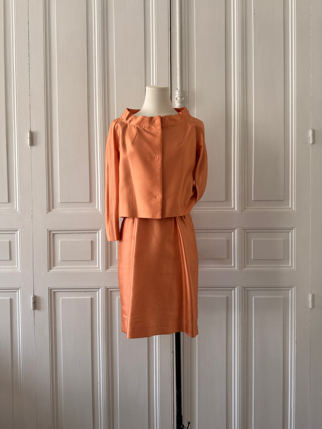 MAXMARA Ensemble robe et veste corail taille 36
