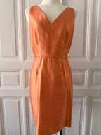 MAXMARA Robe et ceinture corail taille 36