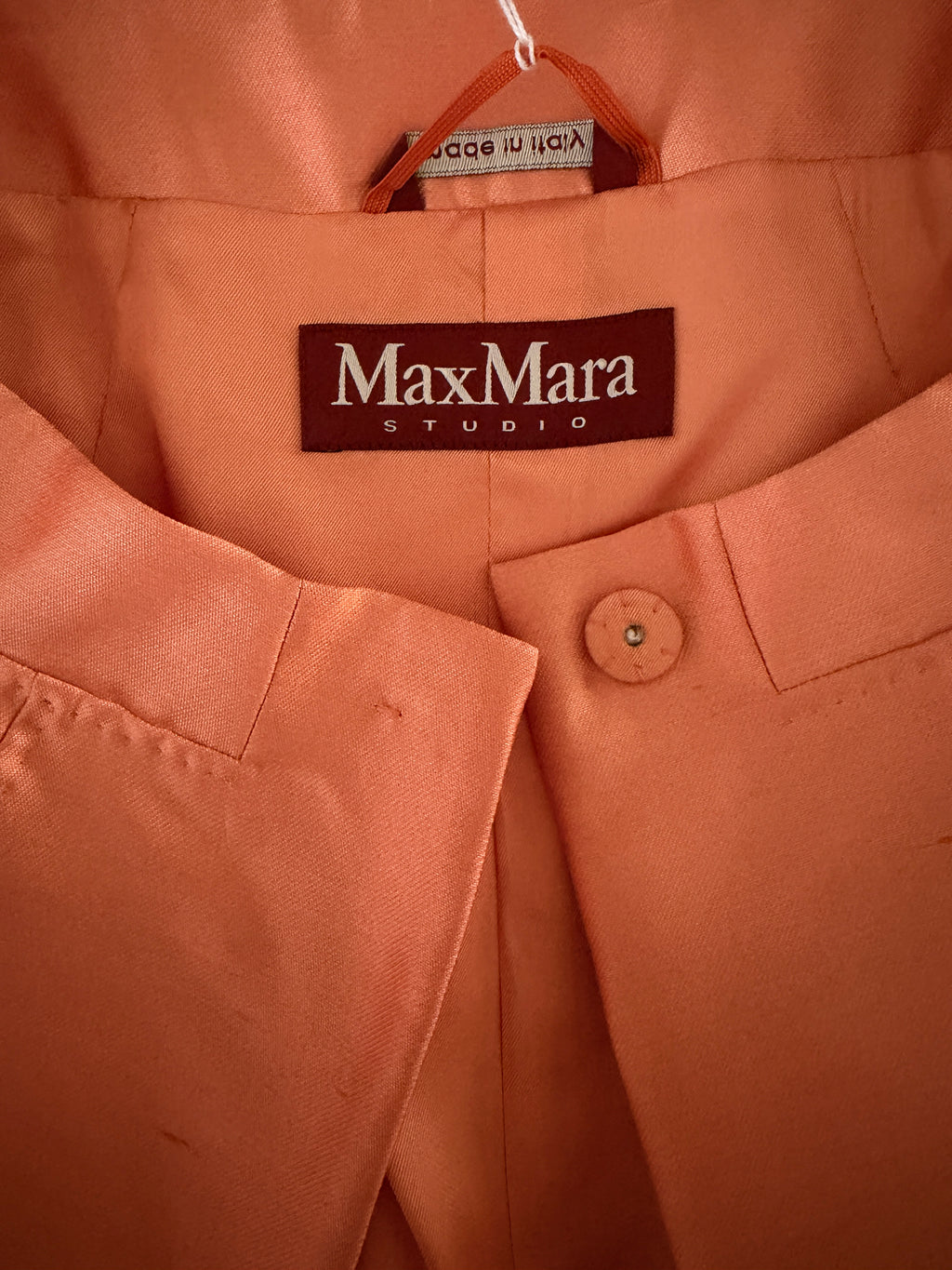 MAXMARA Ensemble robe et veste corail taille 36