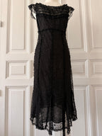 SONIA RYKIEL Robe noire en dentelle taille 38