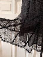SONIA RYKIEL Robe noire en dentelle taille 38