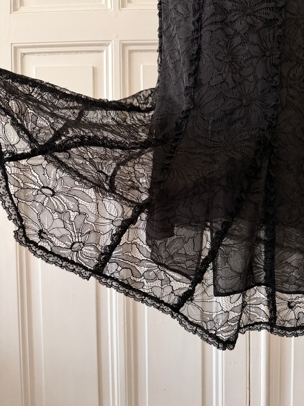 SONIA RYKIEL Robe noire en dentelle taille 38