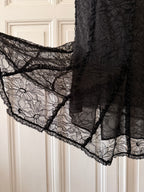 SONIA RYKIEL Robe noire en dentelle taille 38