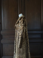 VINTAGE RARE Manteau fourrure Ocelot 1960