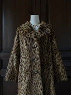 VINTAGE RARE Manteau fourrure Ocelot 1960