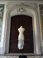 EMMA VERDIER KREMER - Robe Napperons- Modèle 2 courte-Patchwork