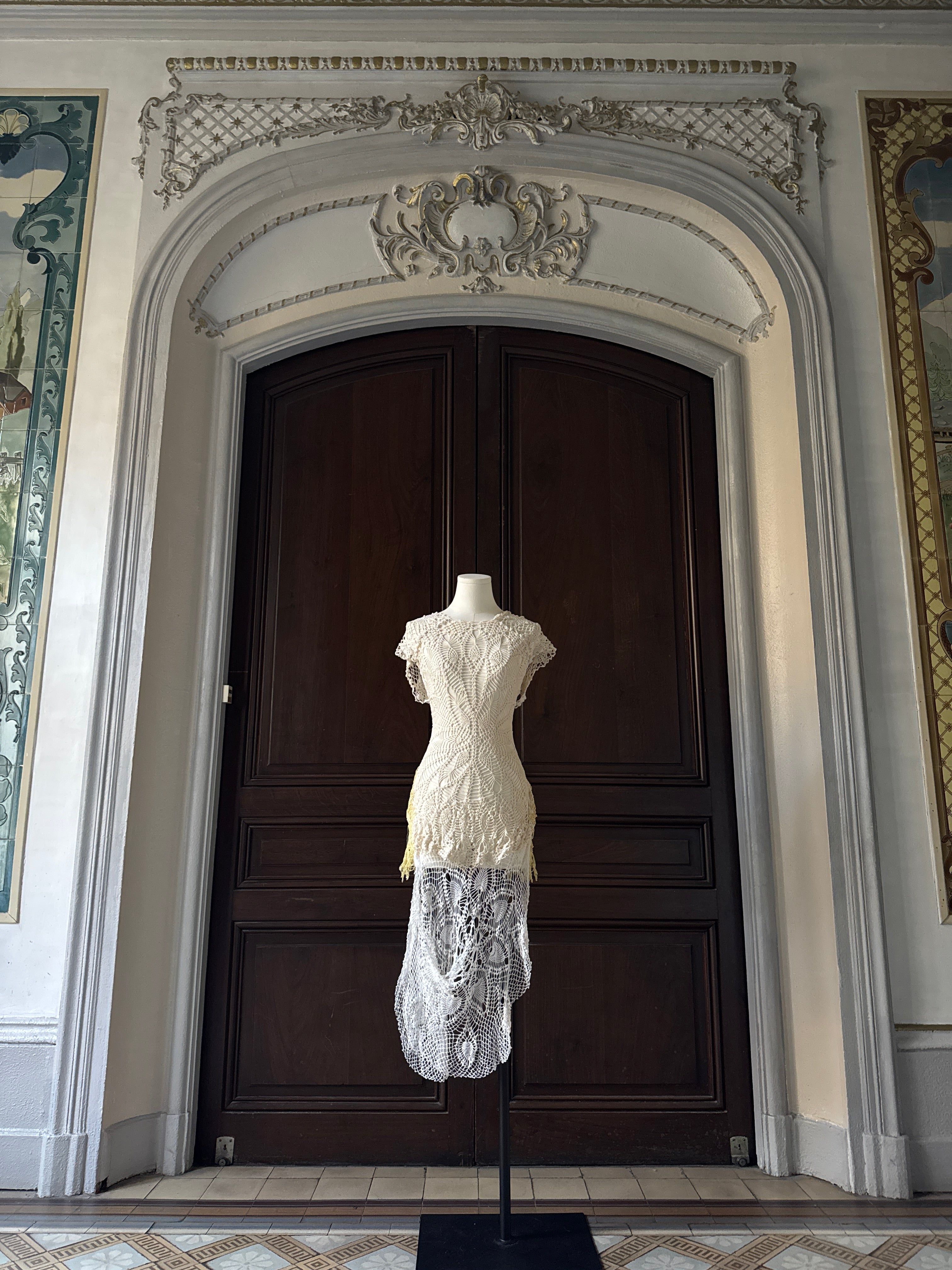 Robe Napperons- Modèle 2 courte-Patchwork