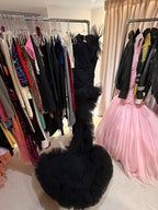 GIAMBATTISTA VALLI Robe Couture noire Automne 2021