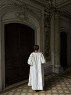 EMMA VERDIER KREMER- Robe maxi en coton ancien brodé- Modèle Héritage