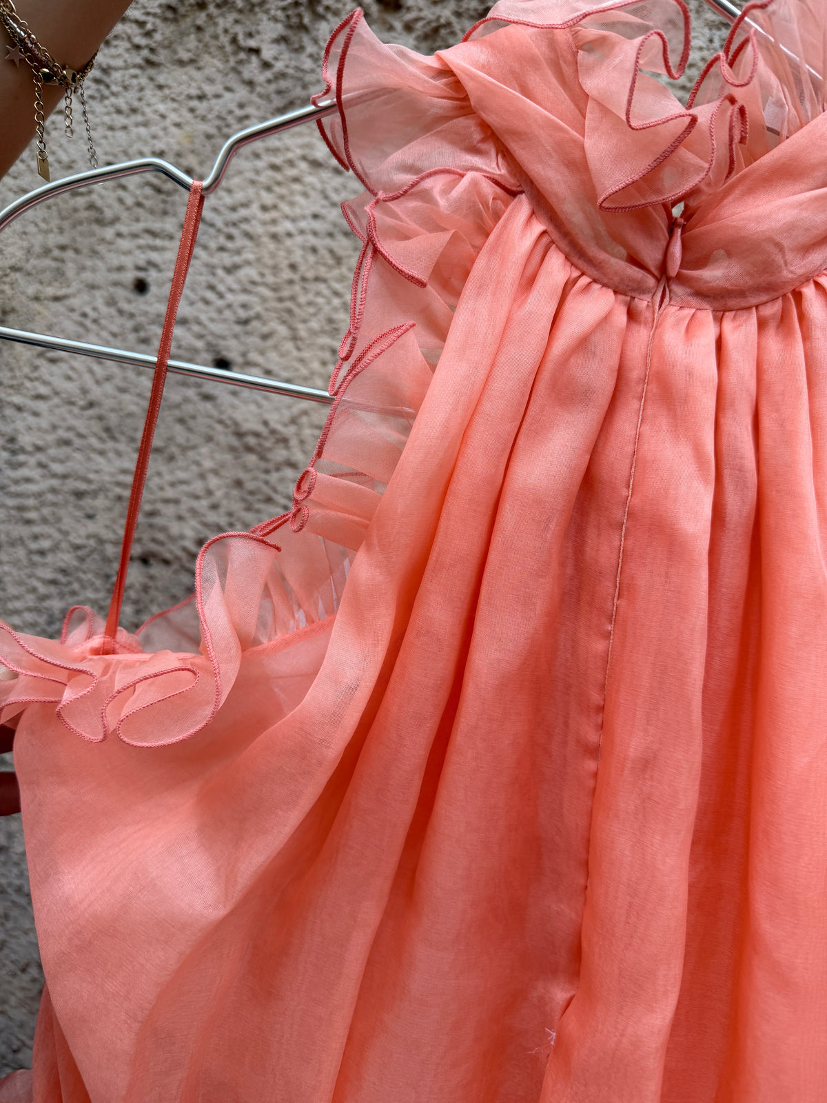 GIAMBATTISTA VALLI Robe en soie à volants