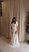 GIAMBATTISTA VALLI Robe Couture Blanche
