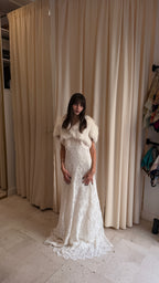 GIAMBATTISTA VALLI Robe Couture Blanche