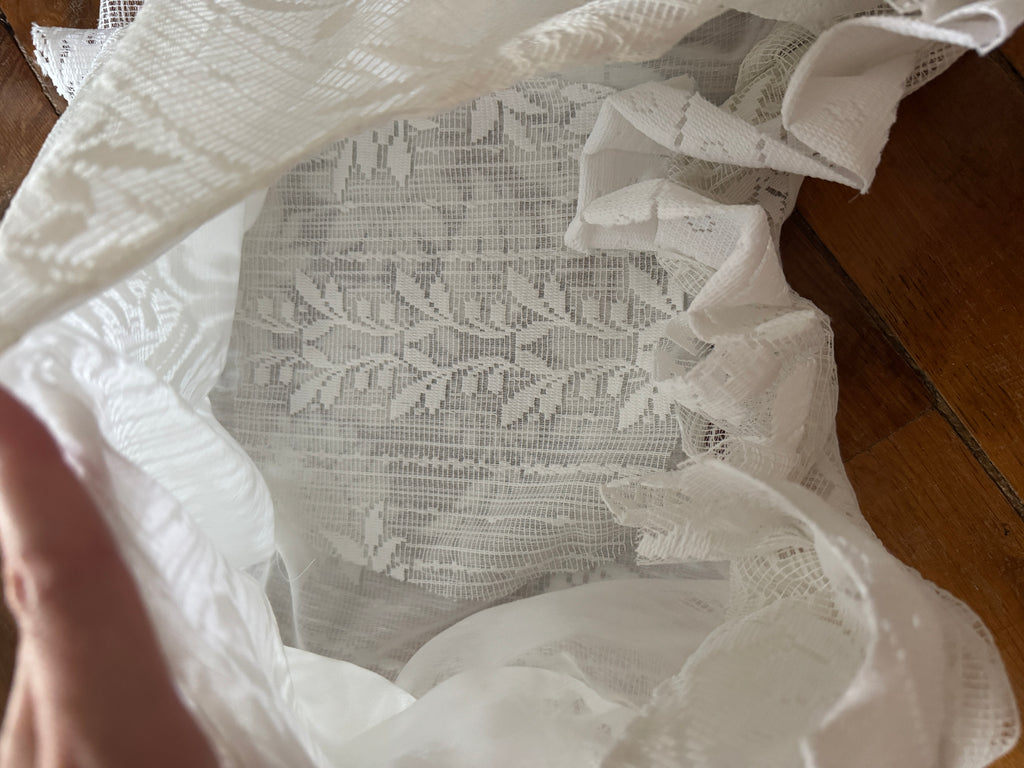 Sac upcyclé dentelle Mémoire