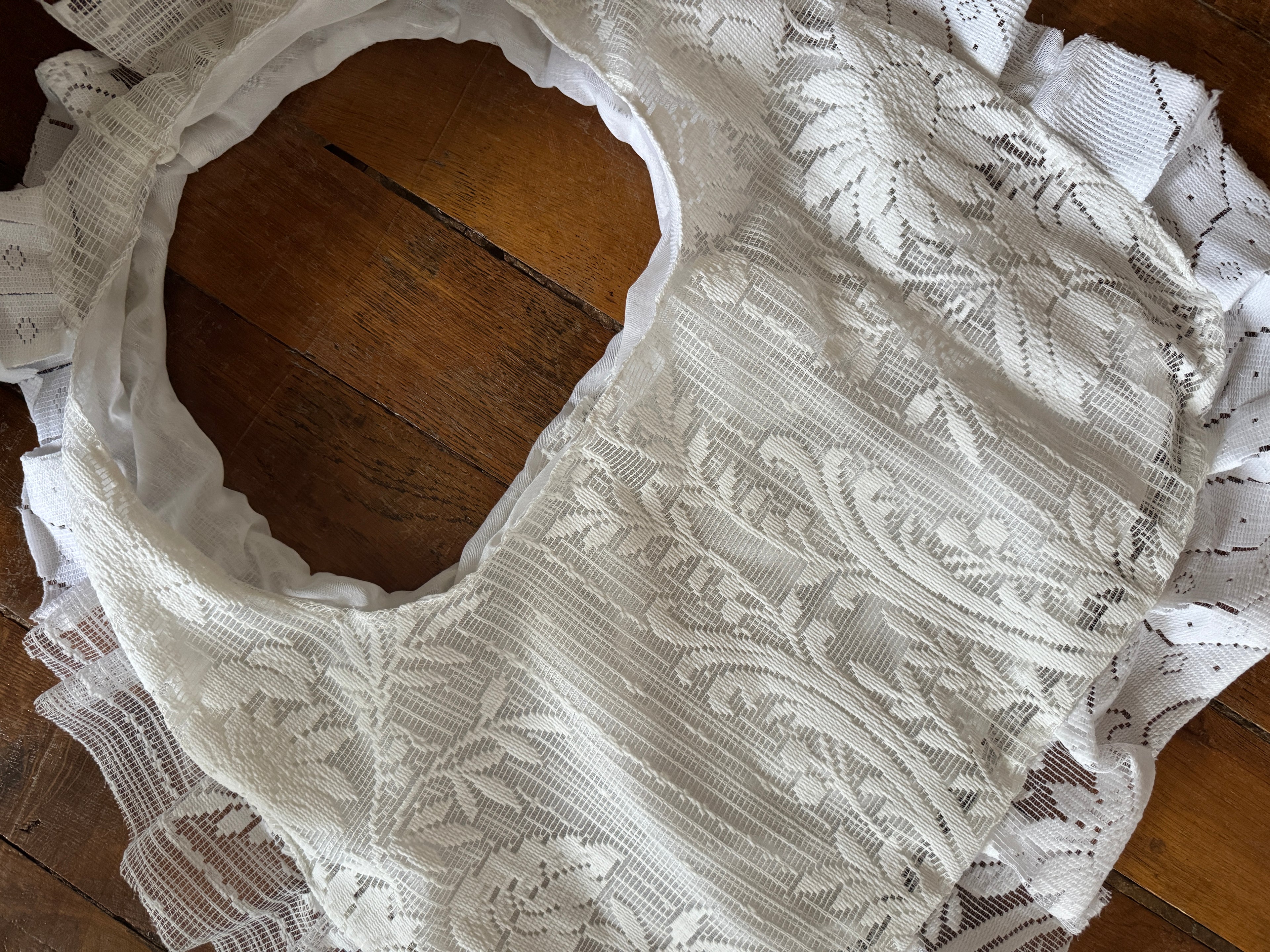 Sac upcyclé dentelle Mémoire