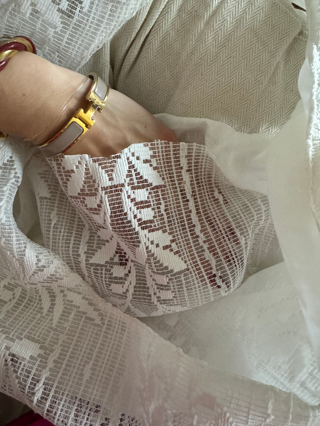 Sac upcyclé dentelle Mémoire