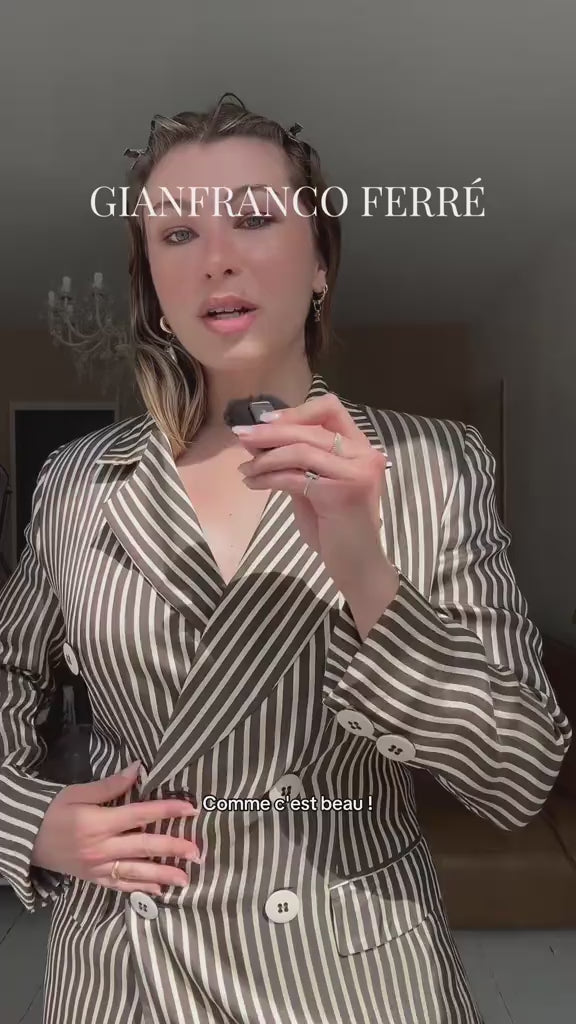 GIANFRANCO FERRE studio blazer rayé 36